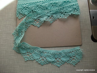 Dentelle turquoise